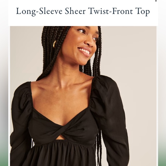 NWT A&F Blouse - Picture 4 of 4